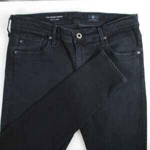 AG ADRIANO GOLDSCHMIED "THE FARRAH SKINNY" BLACK JEANS